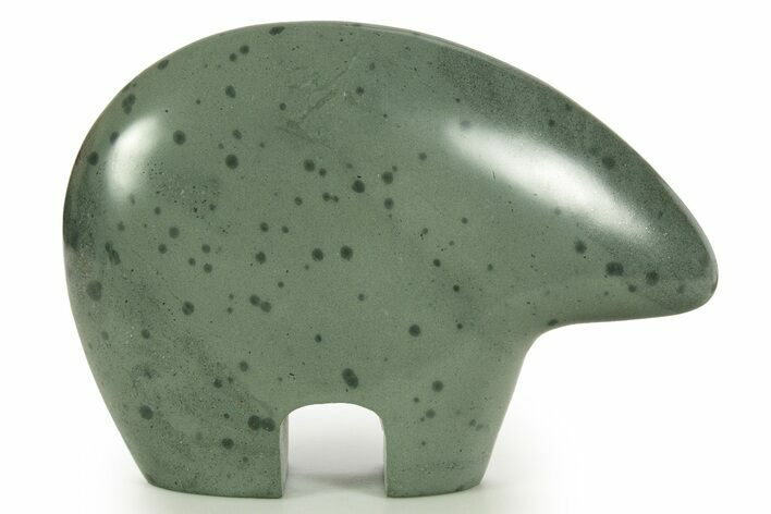 Carved Spotted Siltstone Zuni Bear - Philippines #344914